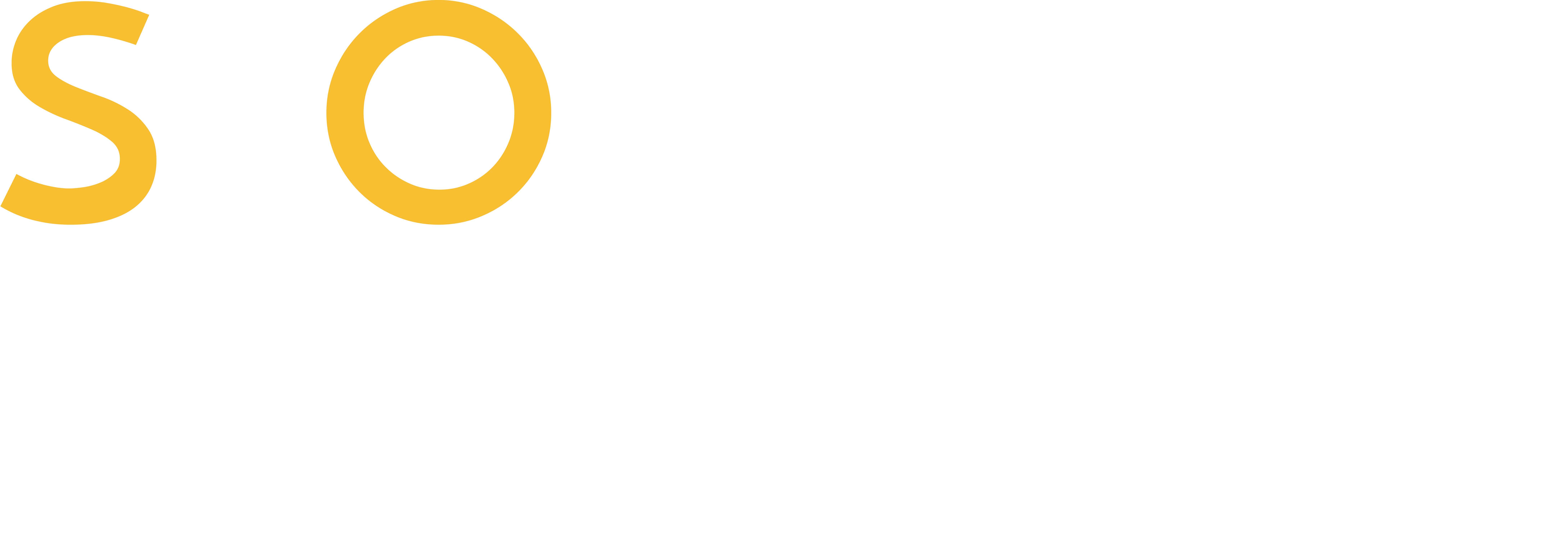 So You Homes logo in white upper case letters with yellow word 'So'